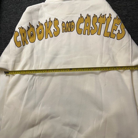 Crooks & Castles Hoodie Mens Medium Oversize Robbing Hotrod Graphic 2000s‎ - Picture 11 of 16